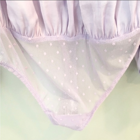 NWT Free People Another Round lavender bodysuit - Picture 14 of 16
